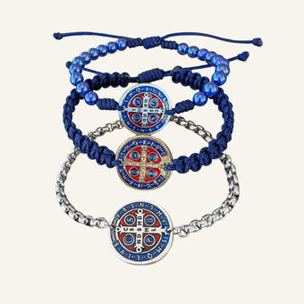 St. Benedict Medal Bracelet - Choose Your Style