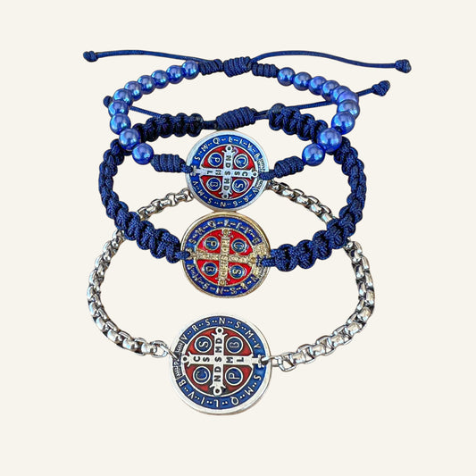 St. Benedict Medal Bracelet - Choose Your Style