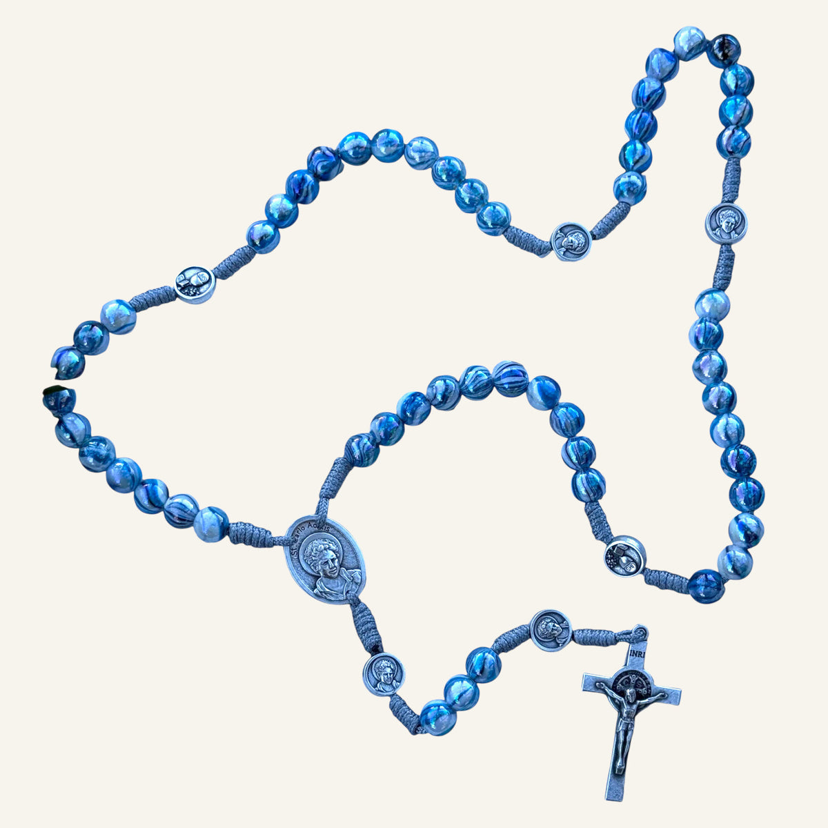St. Carlo Acutis Rosary - Choose Your Beads & Cord Color