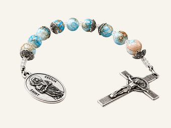 St. Cecilia Chaplet - Catholic Prayer Beads for Musicians