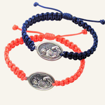 St. Gabriel Archangel Bracelet - Adjustable Catholic Cord Bracelet