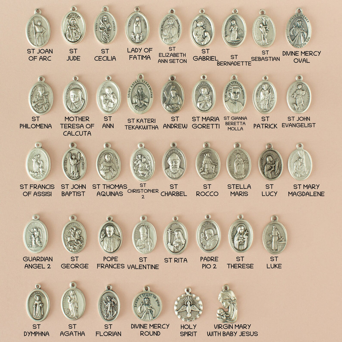 Custom Saint Pocket Rosary - One Decade Car Rosary