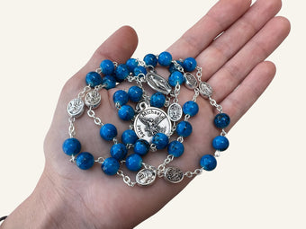 St Michael Chaplet - Catholic Prayer Beads for Police Officers