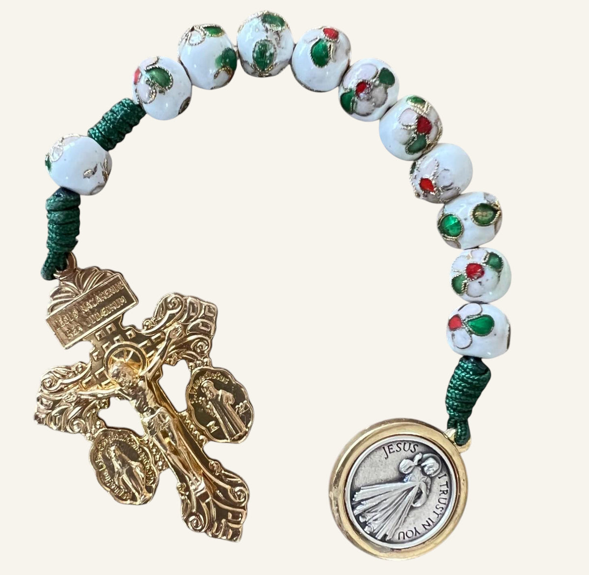 Divine Mercy Pocket Rosary with Pardon Crucifix