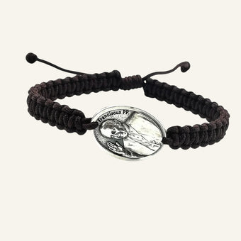 Pope Francis Bracelet - Adjustable Catholic Medal Bracelet