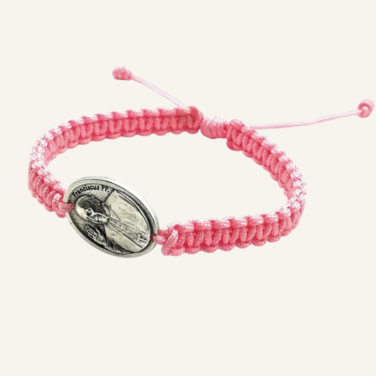 Pope Francis Bracelet - Adjustable Catholic Medal Bracelet