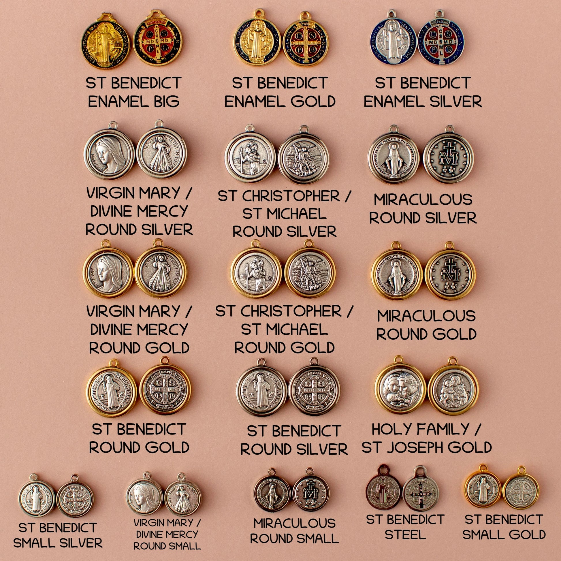 St. Benedict Medal Bracelet - Choose Your Style