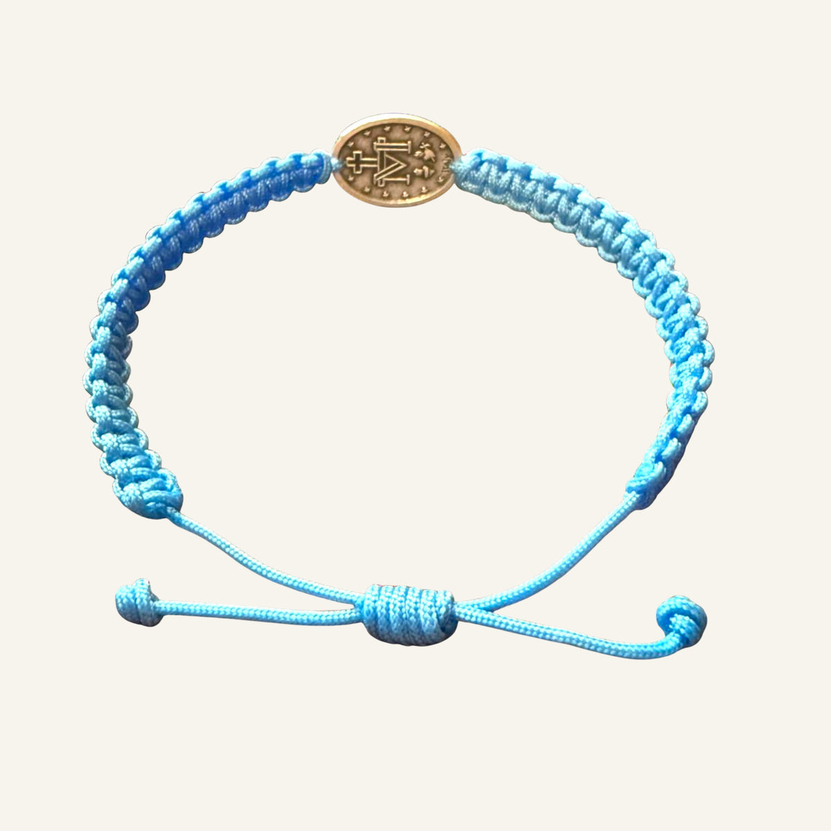 Miraculous Medal Bracelet - Adjustable Catholic Cord Bracelet