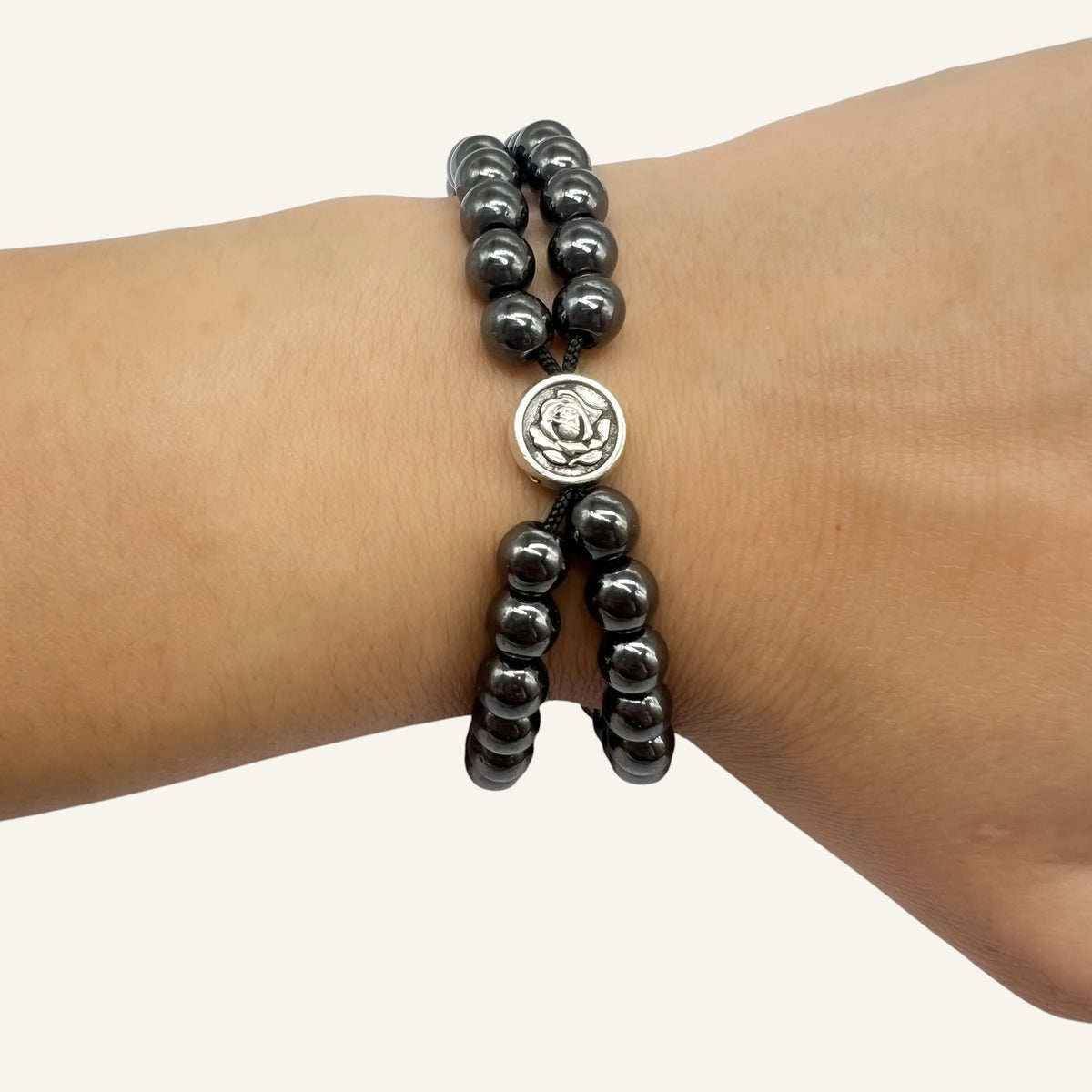 Five Decade Rosary Bracelet - Custom Saint Prayer Beads