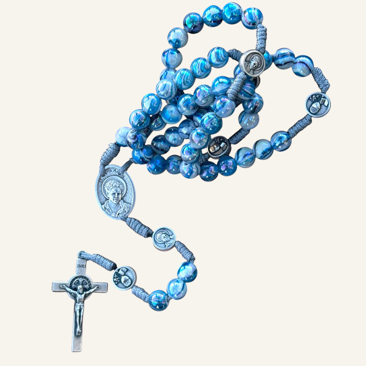 St. Carlo Acutis Rosary - Choose Your Beads & Cord Color