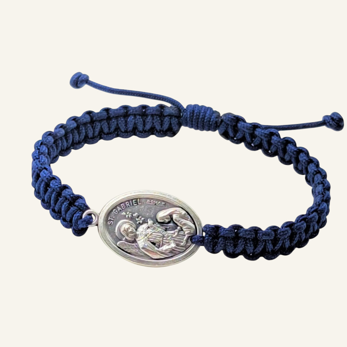 St. Gabriel Archangel Bracelet - Adjustable Catholic Cord Bracelet
