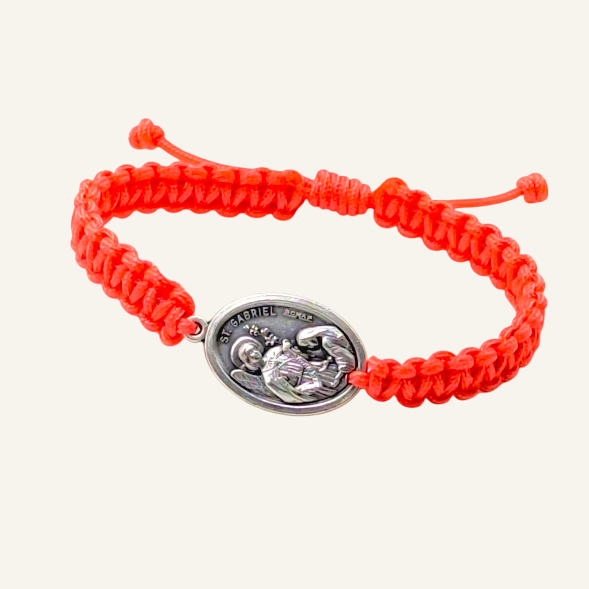 St. Gabriel Archangel Bracelet - Adjustable Catholic Cord Bracelet