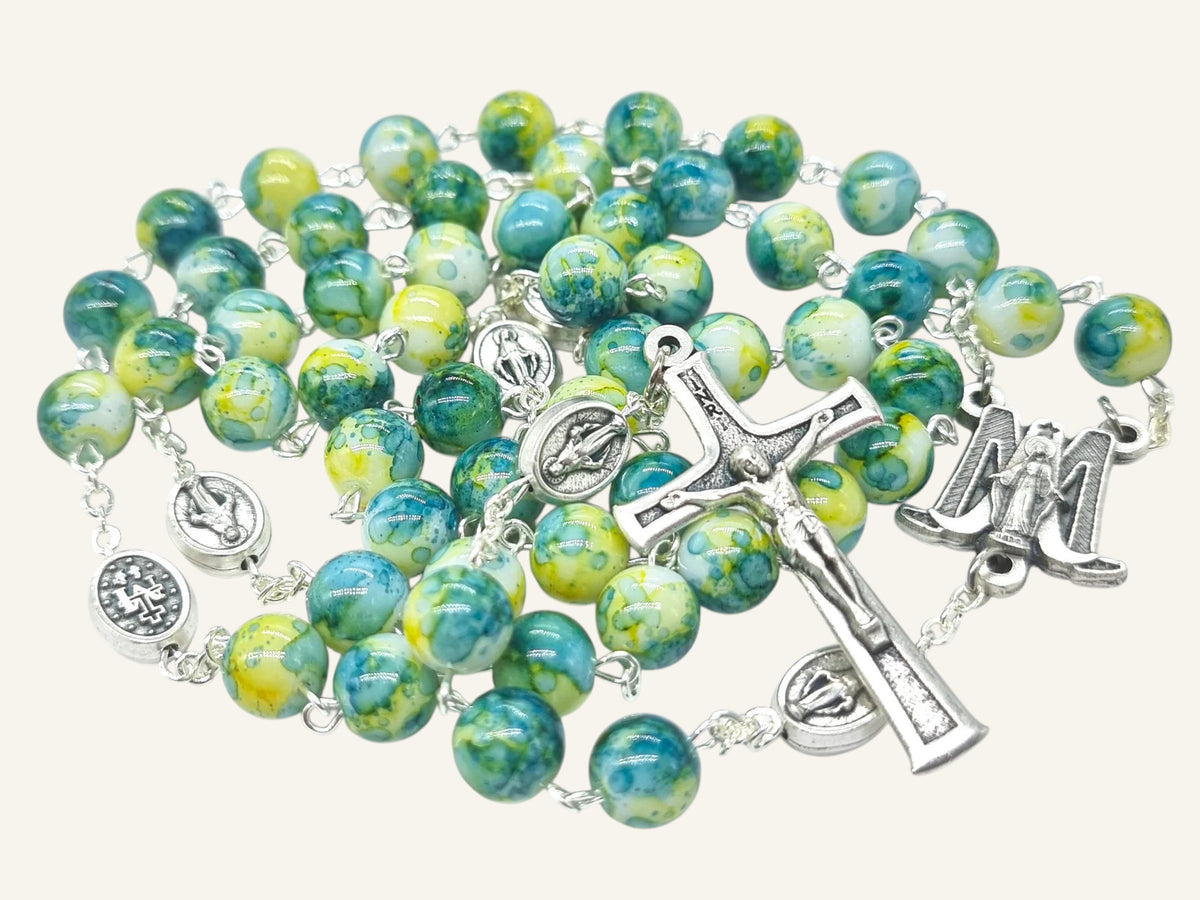 Miraculous Medal Rosary - Custom Virgin Mary Catholic Prayer Beads