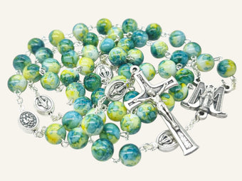Miraculous Medal Rosary - Custom Virgin Mary Catholic Prayer Beads